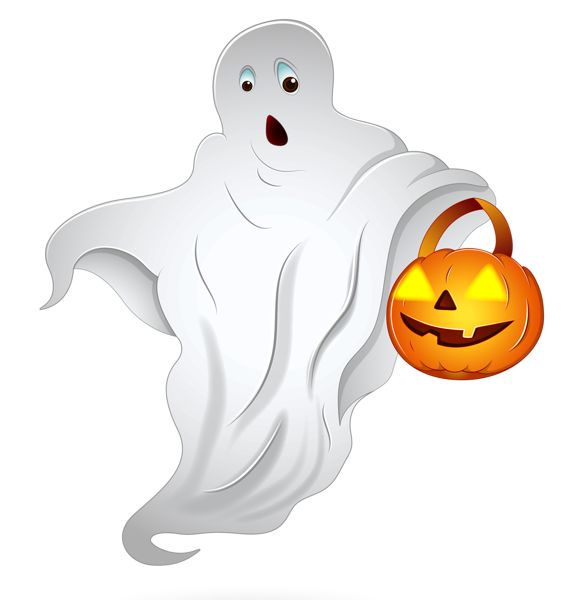 568x600 Ghost Clipart Halloween Decoration