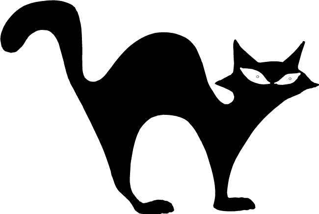 650x436 Halloween Witch Silhouette Clipart