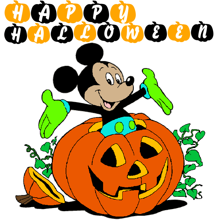700x700 Mickey Mouse Halloween Clipart