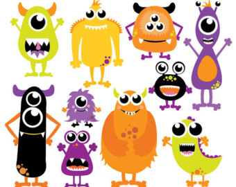 340x270 Little Monster Clipart Monsters Clip Art Monsters Vector
