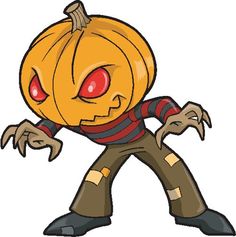 236x237 Monster Halloween Clipart