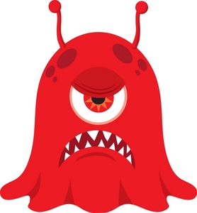 278x300 Spooky Clipart Halloween Monster
