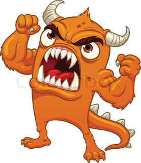 277x320 Evil Monster Clipart
