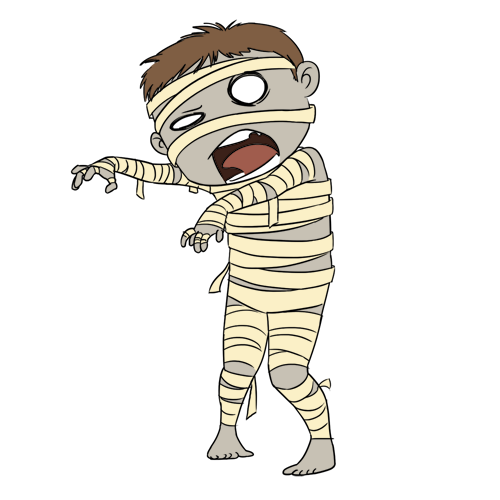 500x500 Cute Halloween Mummy Clip Art Free Clipart Images Image