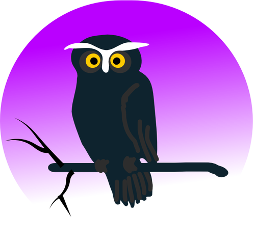 500x475 Halloween Owl Vector Clip Art Public Domain Vectors