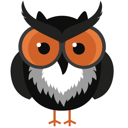432x432 Cute Halloween Owl Clip Art