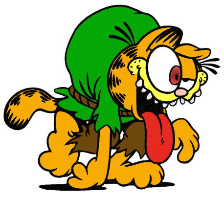 458x407 Halloween Charaters Halloween Garfield Cartoon Character Clipart