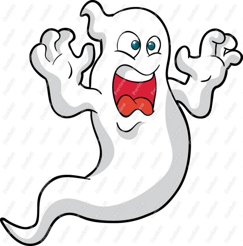 790x800 Scary Halloween Ghost Cartoon
