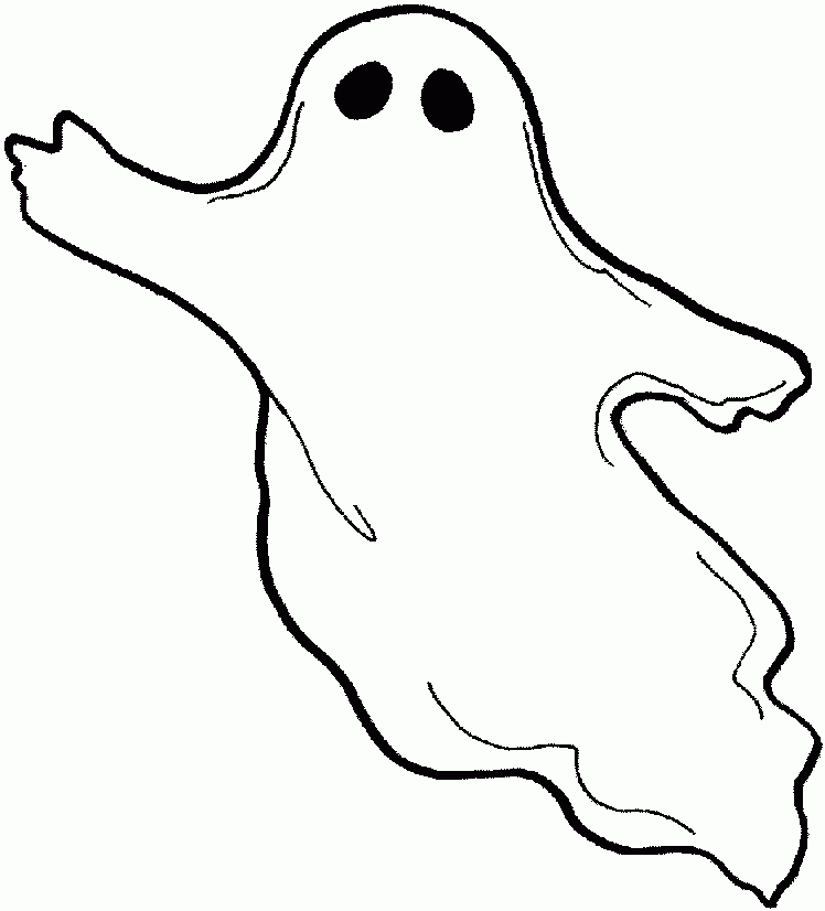 748x826 Ghost Halloween Coloring Pages Free Printable Halloween Ghosts