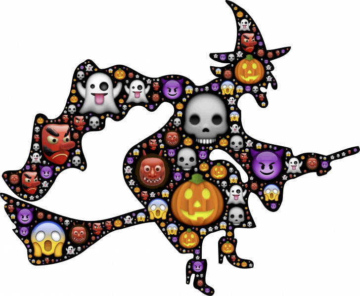 728x599 Halloween Creepy Witch Clipart Clipartix Picture Of A Flying