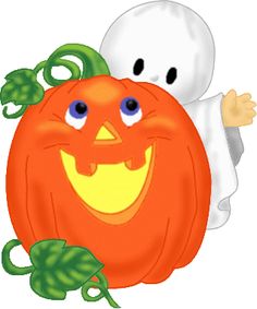 236x283 Halloween, Cute Witch, Ghost And Pumpkins, Clip Art Clip Art