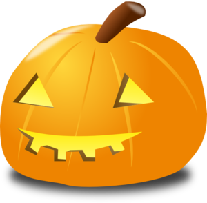 300x294 Halloween Pumpkin Lantern Clip Art