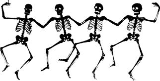 322x164 Free Halloween Skeleton Clipart