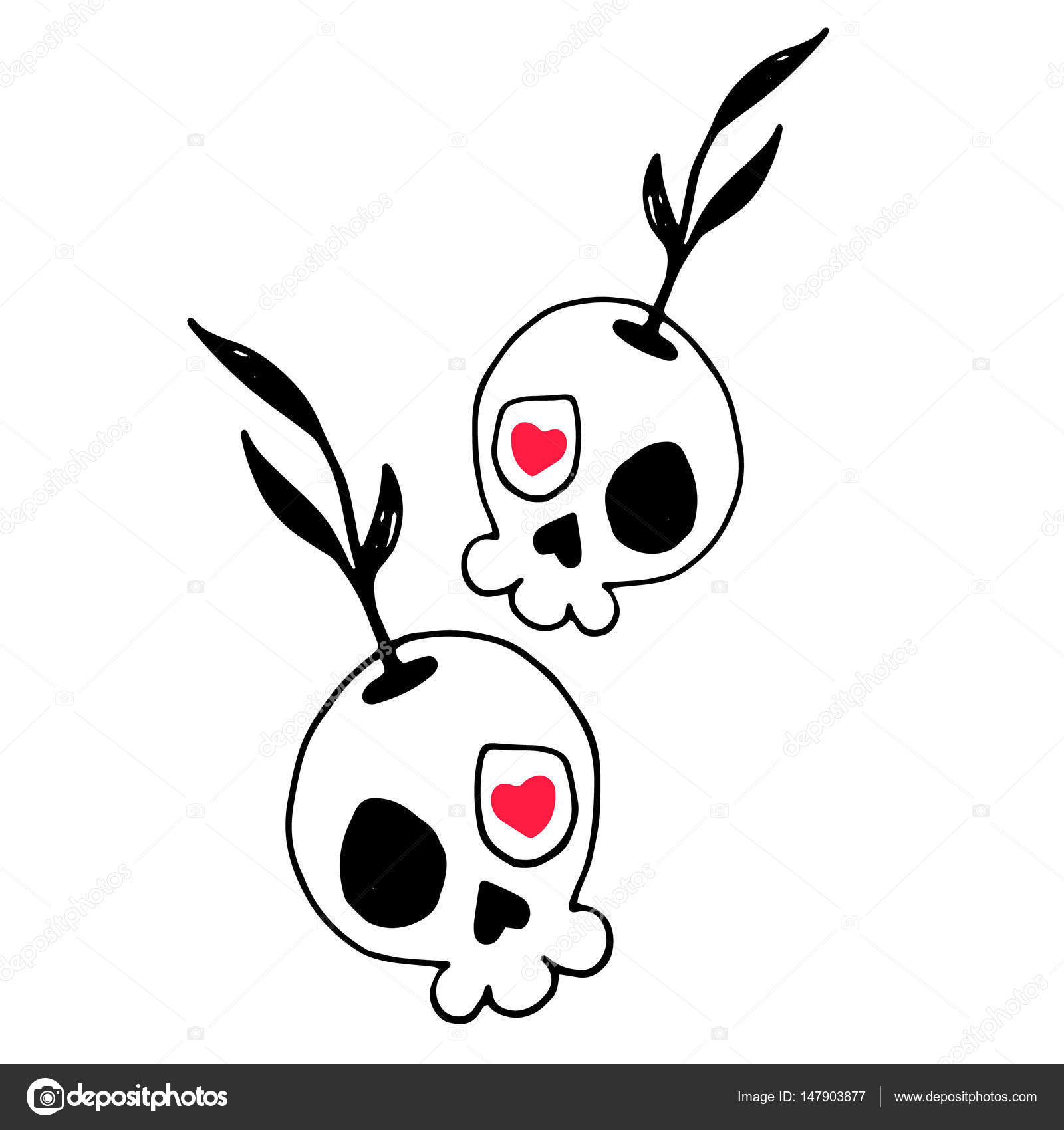 1600x1700 Skull Vector Dead Skeleton Halloween Illustration Cartoon Stock