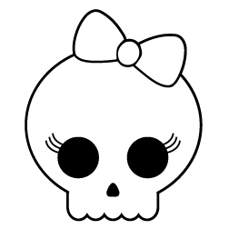 252x252 Skull Tattoo Tattoos Tattoo Skull Coloring Page Halloween