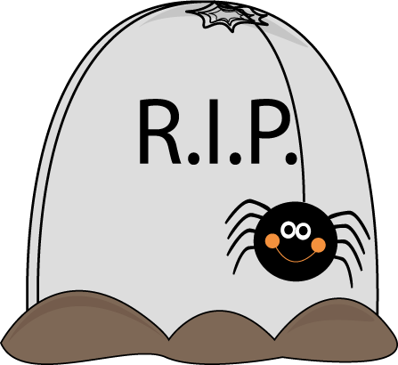 447x410 Tombstone Clipart Cute Halloween Spider