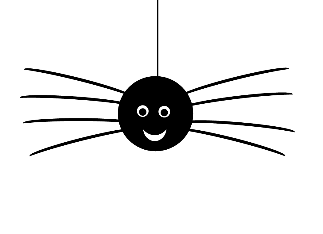 1050x763 Halloween Spider Clipart