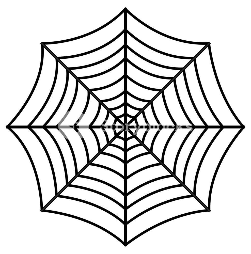 988x1000 Retro Spider Web Design Art Royalty Free Stock Image