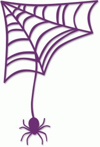 204x300 Spider Web Clipart Purple