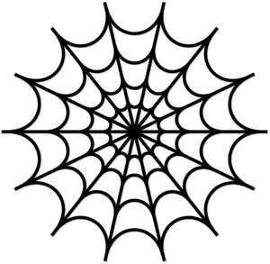 300x293 Spider Web Stencil Clipart