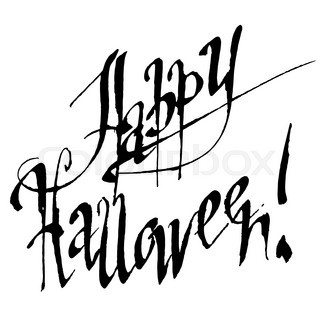 320x320 Halloween Text Words Stock Vector Colourbox