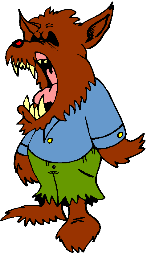490x824 Werewolf Clipart