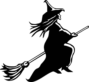 296x273 Free Witches Broom Clipart
