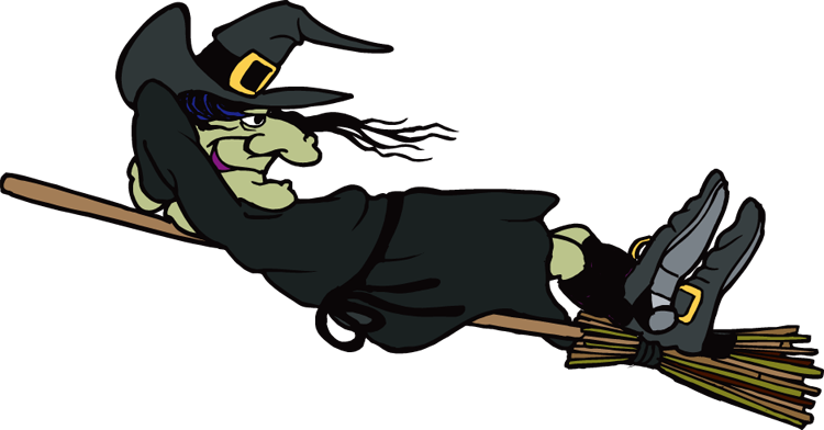 750x392 Witch Clip Art