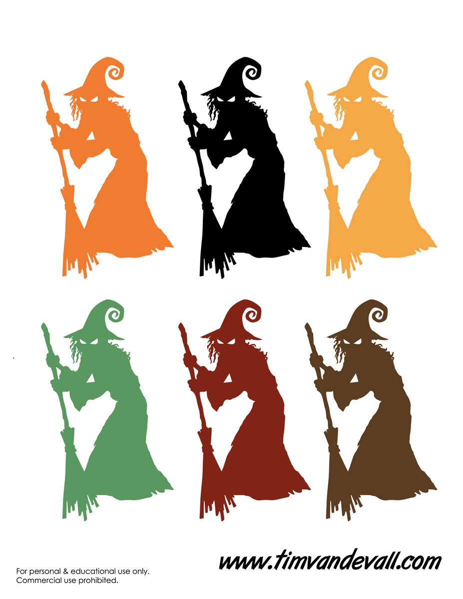 927x1200 Printable Witch Templates Amp Halloween Witch Decorations