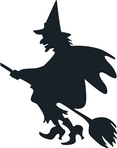 236x300 Best Witch Silhouette Ideas Halloween Window