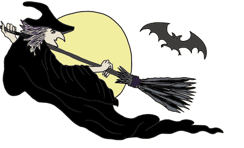 500x304 Cartoon Halloween Witches