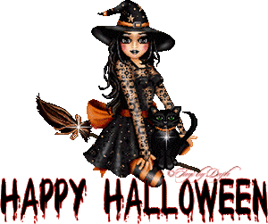 300x251 Cute Funny Happy Halloween Witches Pictures And Cartoons
