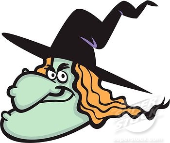 350x295 Graphics Of Halloween Witches And Sorceress' Clip Art