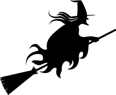 239x195 Free Halloween Witch Clip Art
