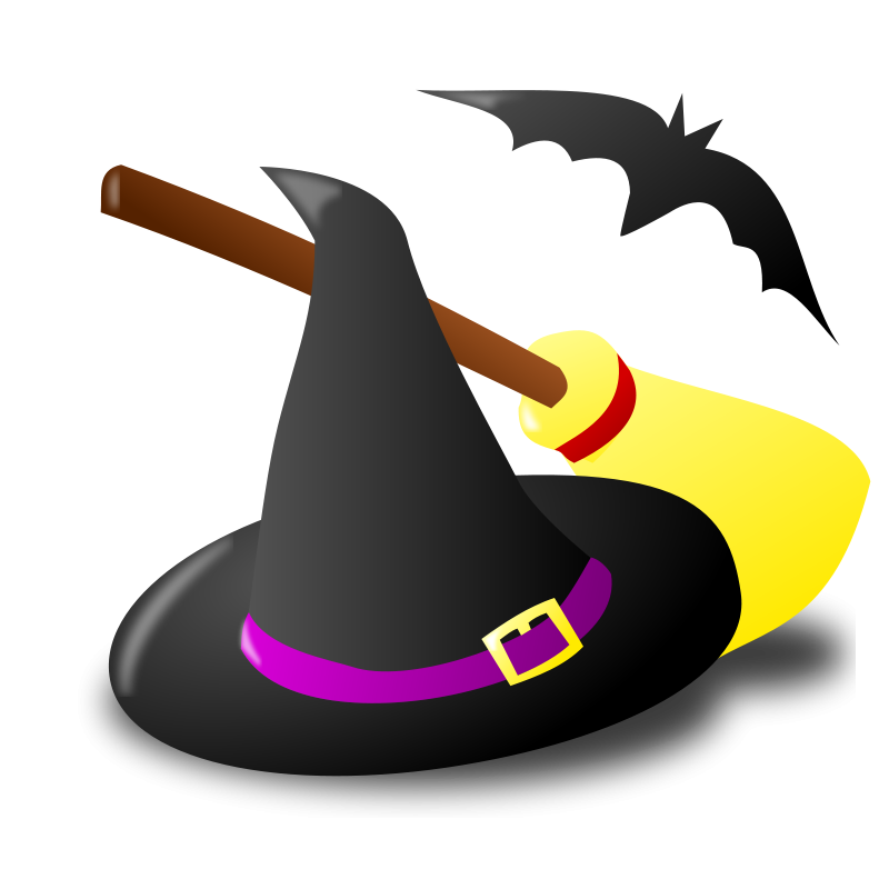 800x800 Graphics Of Halloween Witches And Sorceress' Clip Art