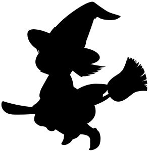 295x300 Best Witch Silhouette Ideas Halloween Window