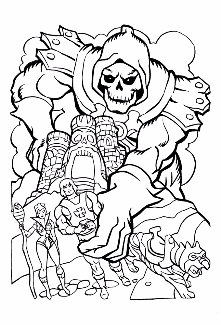 733x1080 Man Coloring Pages