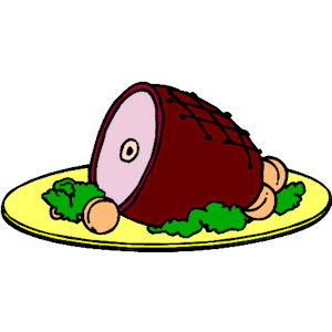 300x300 Ham Clipart Cute