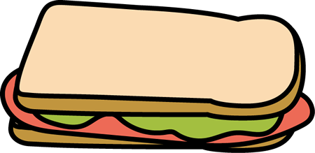 450x219 Ham Clipart Sandwhich