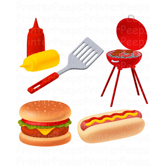 570x570 Hamburger Clipart Cookout
