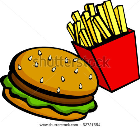 450x412 French Fries Clipart Burger And Fry