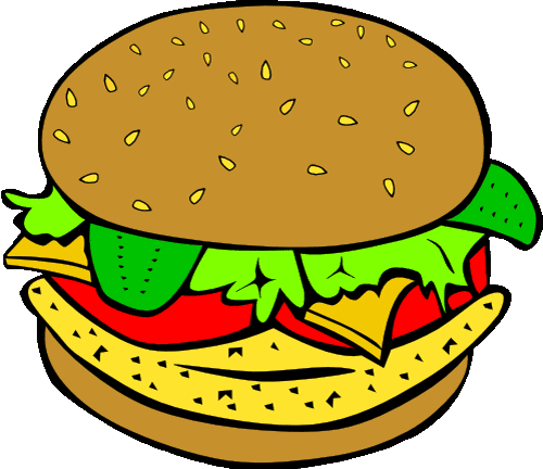 500x432 Hamburger Clip Art