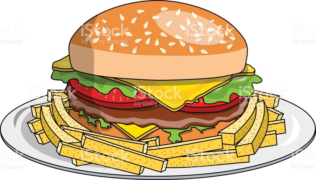 1024x584 Veggie Burger Clipart Hamburger French Fry