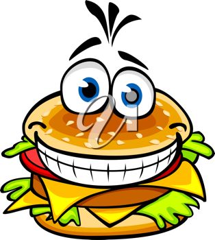 314x350 Cartoon Hamburger Clip Art Cliparts