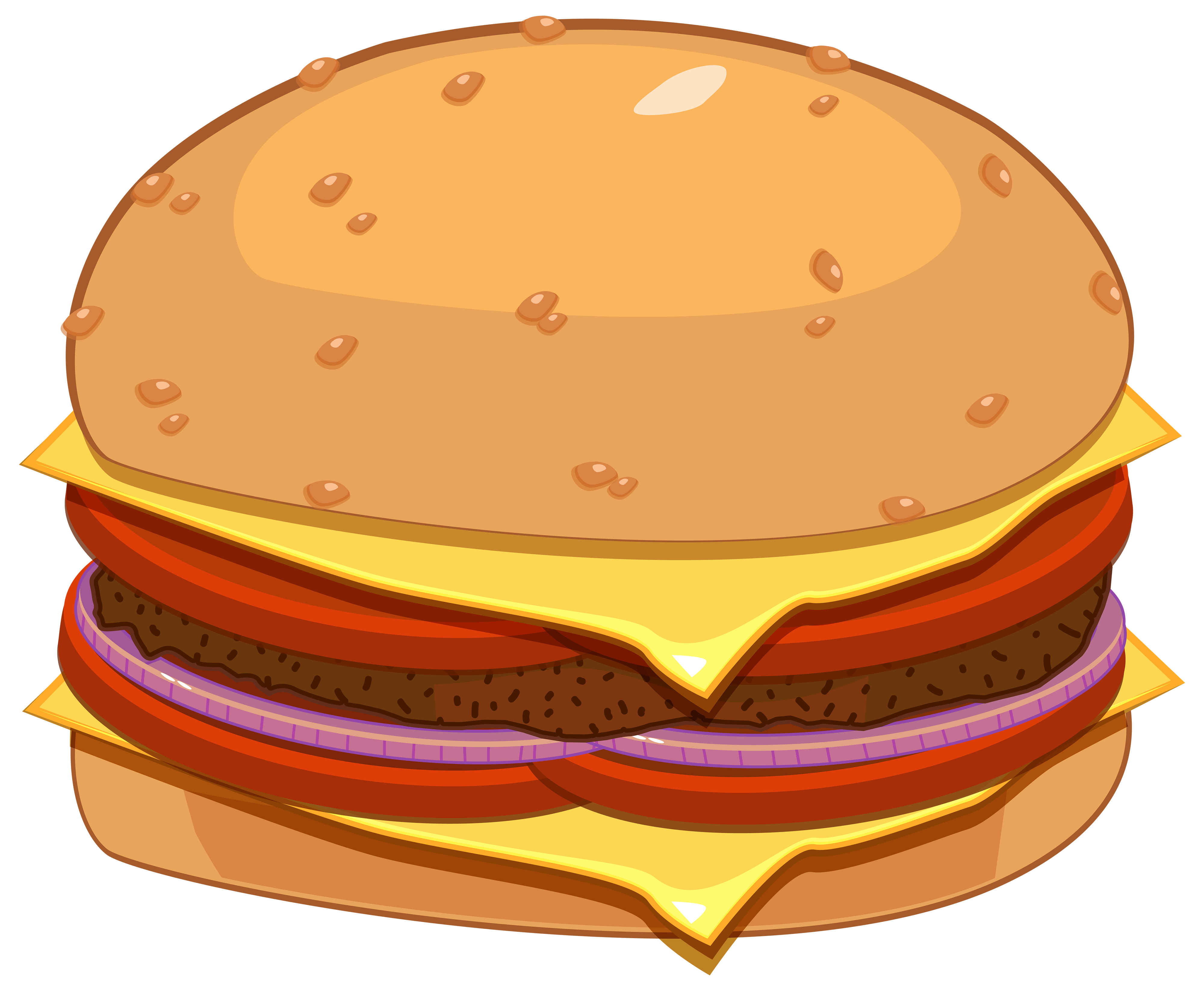 4000x3293 Hamburger Png Clipart