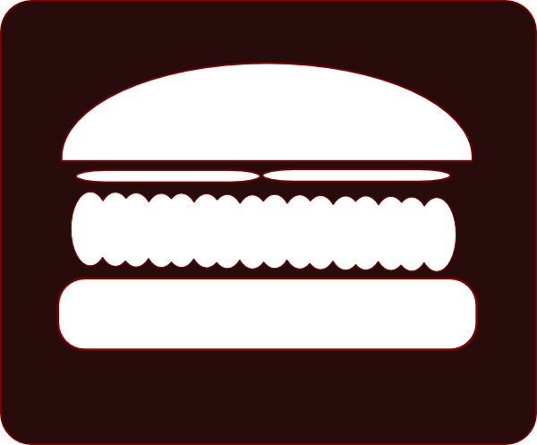 600x497 Hamburger Clip Art