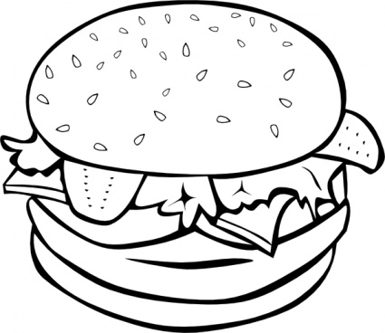 425x368 Hamburger Clip Art Pictures Free Clipart Images 4