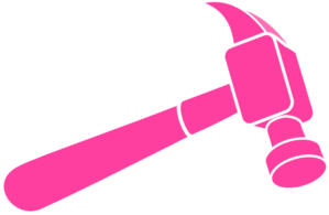 299x195 Pink Hammer Clip Art