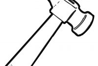 200x135 Unique Hammer Clip Art Black And White Design