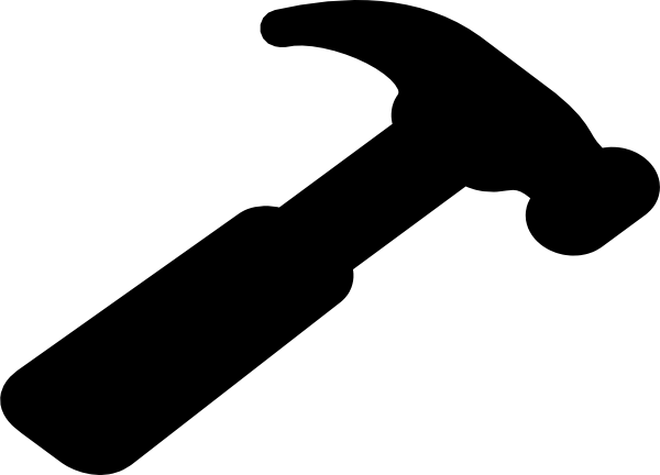 600x432 Hammer Clip Art Silhouette Download Vector Clip